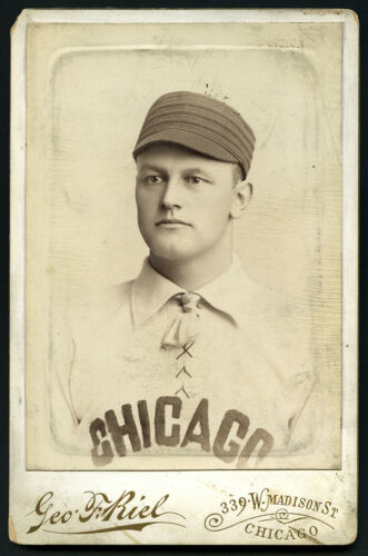 Sam Dungan, Chicago Colts cabinet card c.1892-94 Type 1